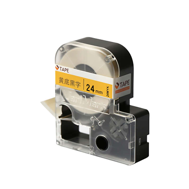 威码原装24mm标签机色带线缆标签带固定资产不干胶防水价格标签带