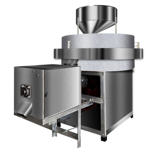 家用电动石磨面粉机商用青石小麦天然石头超细全自动石器磨面粉机