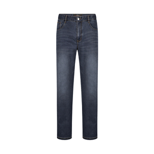 【含莱赛尔】柒牌男装2026春季直筒中弹耐磨亲肤商务休闲牛仔长裤