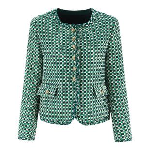 Lucidy鲁思蒂小香风羽绒服女冬季2024年新款短款时尚白鸭绒外套