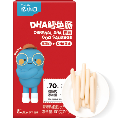 英氏DHA鳕鱼肠高营养0添加