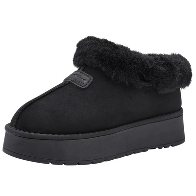 大东雪地靴短靴圆头加绒加厚抗寒