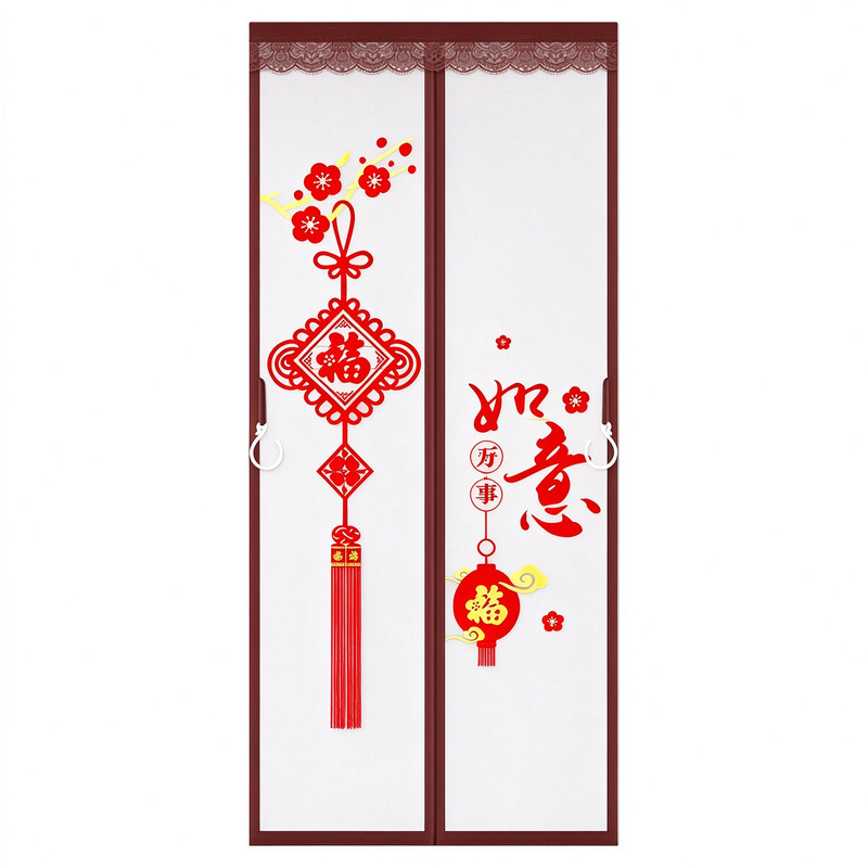 金刚纱加宽魔术贴防蚊门帘