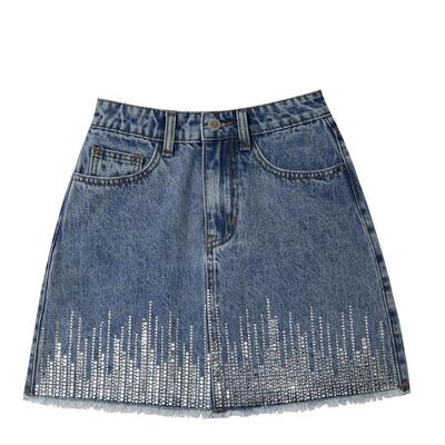 短裙包臀高腰牛仔半身裙