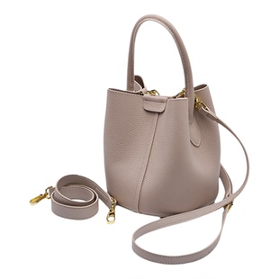 真皮包包女菜篮子头层牛皮水桶包女2026简约百搭单肩斜挎手提包