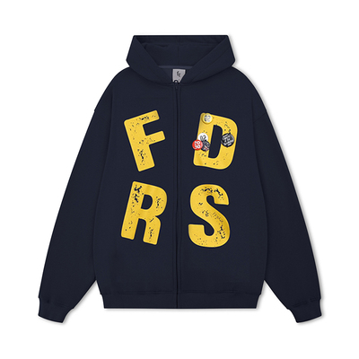 FDR官方店美式大字母连帽卫衣