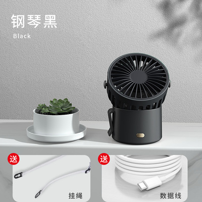 微型迷你小型挂脖子风扇充电款mini便携式随身携带USB夹子电扇挂