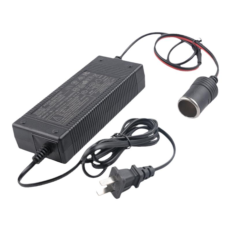 探照灯220W带3C认证家用电源220v转12v点烟器变压器户外8A转换器