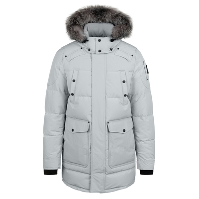 男士休闲中长款羽绒派克大衣