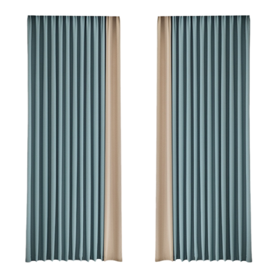 2025年加厚棉麻简约全遮光窗帘