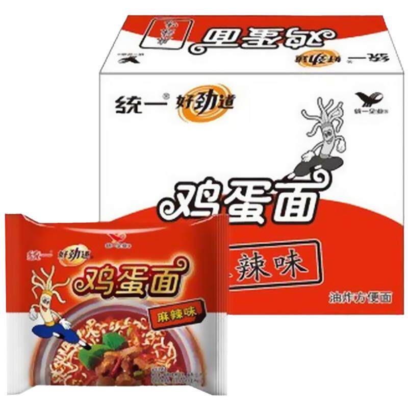 统一方便面好劲道鸡蛋面62g*27袋好劲道鸡蛋面62g*27袋