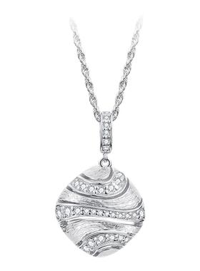 真我不凡S925纯银金币项链