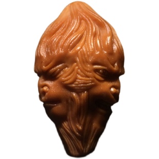 文玩雕刻大圣单粒橄榄核悟空单籽手把件橄榄胡雕刻3面大圣吊坠