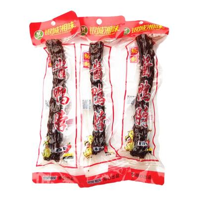 酱鸭脖银城湘味10条猛辣爆辣零食
