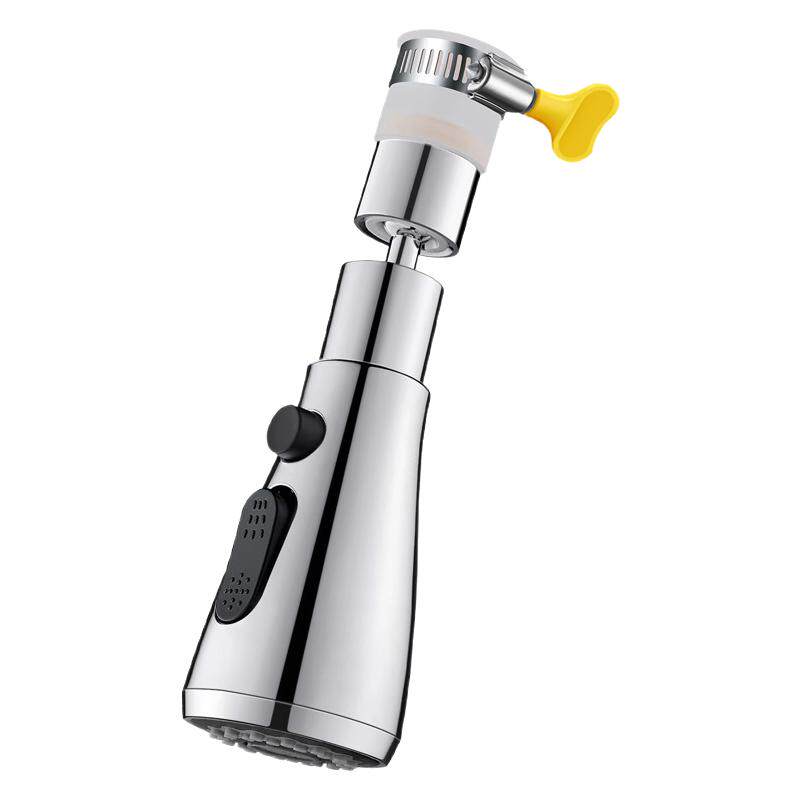 平嘴厨房无螺纹老式水龙头延伸防溅水神器洗菜盆能万接头通用套嘴