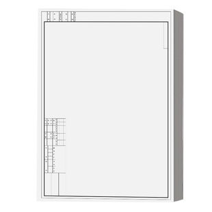 a2绘图纸有框a3图纸机械工程制图a1快题绘画建筑园林a4制图纸有带框土木专业学生课程画图设计纸工图白纸左绘