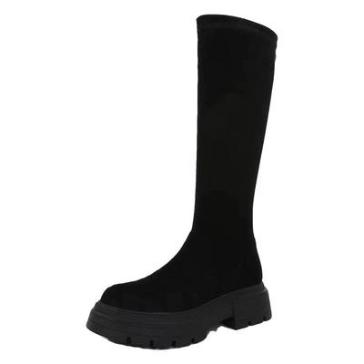 胖MM大筒围加宽瘦瘦靴大码显瘦