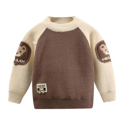 男童毛衣加绒儿童羊绒衫