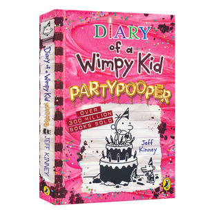 2025年新品 小屁孩日记20 精装 英文原版 Diary of a wimpy kid partypooper 英语漫画桥梁章节书 课外阅读书籍 Jeff Kinney