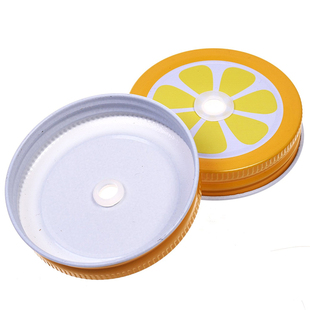 包邮Ball Mason jar 梅森杯通用不锈钢盖子吸管发芽盖分体盖配件