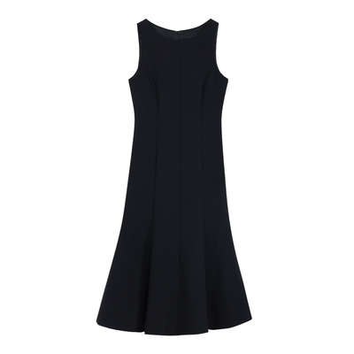 Maven Lin 高阶智性|日常通勤背心连衣裙女无袖收腰打底鱼尾长裙