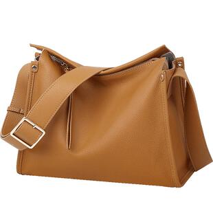 流行包包女士2026新款真皮小方包高级大容量单肩斜挎包通勤托特包