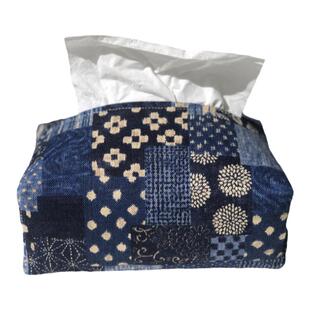 森岛屿鹿手工布艺纸巾袋日本古布抽纸盒客厅餐巾纸收纳盒创意车载