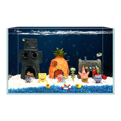 海绵宝宝小鱼缸全套装饰