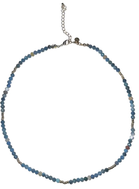 waki浪花宝石项链小众串珠链