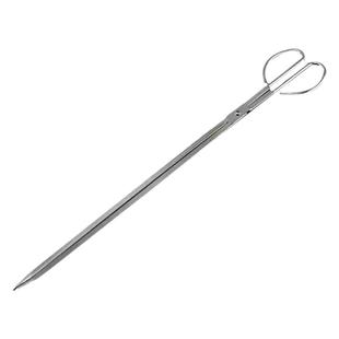 不锈钢火钳家用烧火加厚碳农村长夹子柴火钳子专用神器垃圾夹煤球