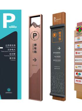 大型户外导向牌立式标识牌导视牌