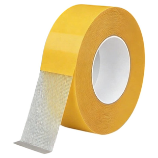 网格双面胶布基双面胶带高粘度无痕强力固定墙面不留痕粘地毯地垫地板透明防水耐高温接缝贴春联福字手撕胶条