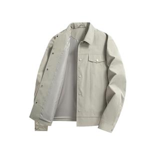 雪中飞2025秋新款男士短款夹克外套翻领舒适日常轻薄修身休闲百搭