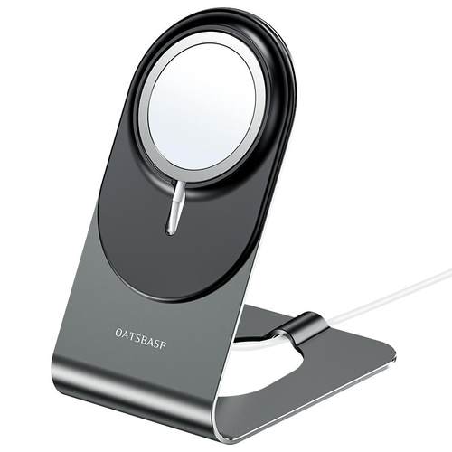 Magsafe支架适用苹果手机磁吸无线充电器固定magesafe底座桌面立式iphone散热架子megsafe二合一创意配件无限
