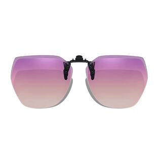 墨镜夹片女士大框开车专用太阳镜偏光镜夹片式近视眼镜日夜两用男