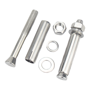 国标304/201/316不锈钢膨胀螺丝螺栓加长拉爆膨胀管钉外管M6M8M10