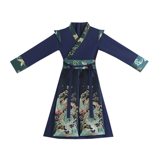 汉服男童春秋款2025新款武侠风唐装中国风儿童少爷古装元旦演出服