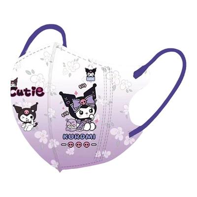 库洛米3D立口罩儿童一次性独立装卡通可爱高颜值男孩女孩防护口罩