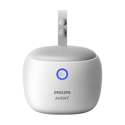 飞利浦新安怡安抚奶嘴紫外线便携迷你消毒盒婴儿宝宝外出收纳杀菌