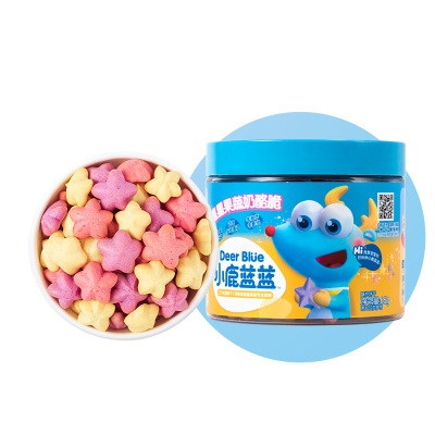 小鹿蓝蓝果蔬奶酪脆非油炸饼干