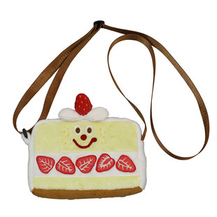 李兰迪白蛋糕斜挎包日本GLADEE毛绒手机袋少女甜心原创设计礼物