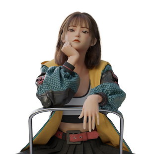 Blender/ComfyUI短视频风格角色动画k帧教程AI生图Daz绑定SP材质