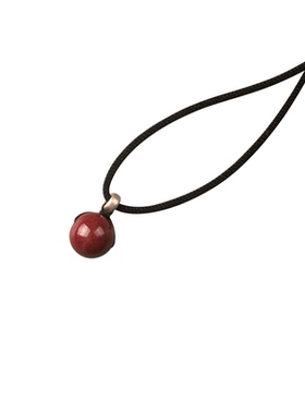 转运圆珠朱砂本命年吊坠挂绳礼物