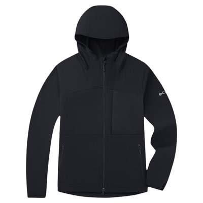 2025秋冬新款哥伦比亚户外男防风拒水运动连帽软壳衣夹克XE8524