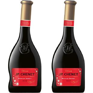 法国香奈甜蜜系列半甜型红葡萄酒晚收红酒果酒歪脖甜红甜白不酸涩