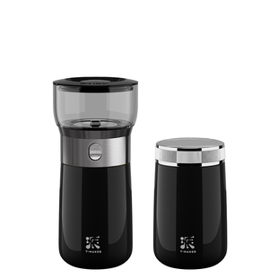 哲品茶水分离保温杯两用304不锈钢水杯便携外出随行定制焖泡茶杯