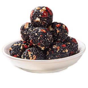 李时珍黑芝麻丸无蔗糖官方正品桑葚核桃五黑丸九蒸九晒孕妇养生丸