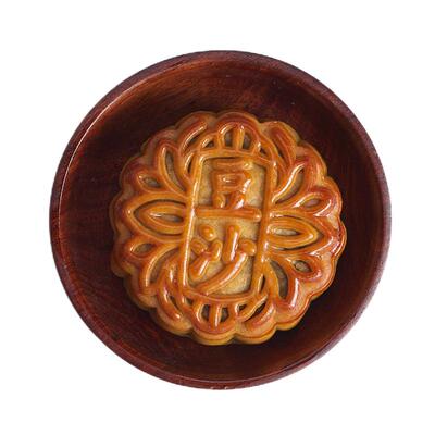 台山柴火黑豆沙月饼正宗二叔公广式蛋黄老式手工牛屎饼广东特产