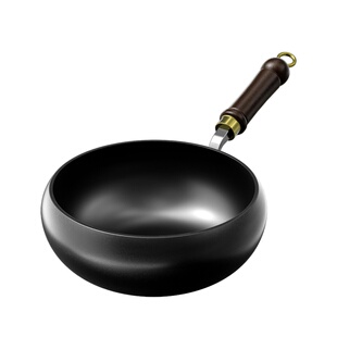 奥然南瓜锅铁锅开锅加深不粘炒锅大肚锅平底电磁炉锻打古法年货节