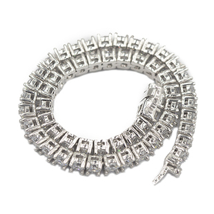 WBJ定制珠宝 3mm网球手链 925银手链 Tennis bracelet hiphop